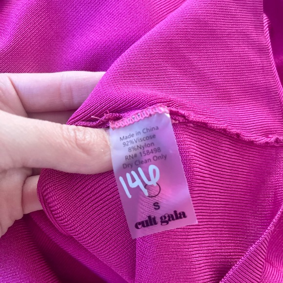 CULT GAIA- Grace Knit Dress in color Bloom- Size S - Picture 7 of 9